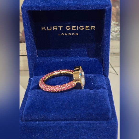 Kurt Geiger Multicolor Heart Ring - Picture 2 of 9